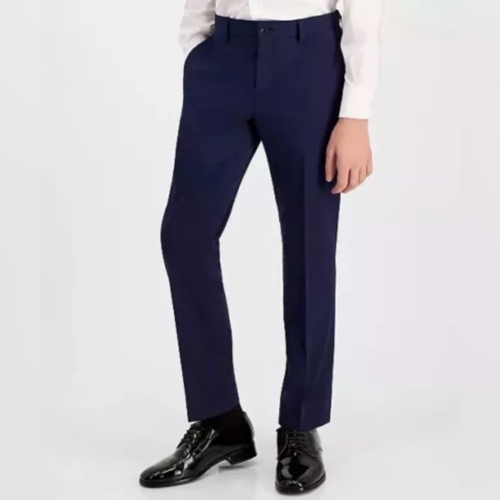 Michael Kors Men's Classic Fit Stretch Navy Blue Suit Dress Pants - NWOT